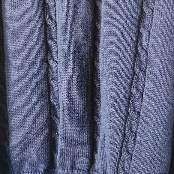 Janie And Jack Navy & White Knit Vest - Picture 7 of 12